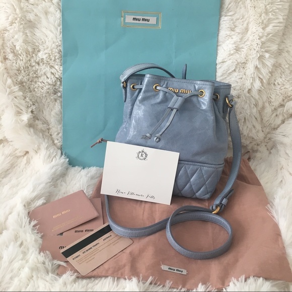 Miu Miu Handbags - ❌SOLD❌ Miu Miu bucket bag BNWT